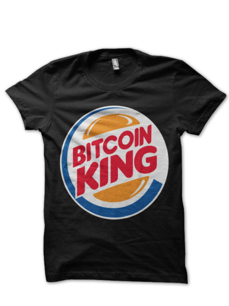 Bitcoin King Black T-Shirt