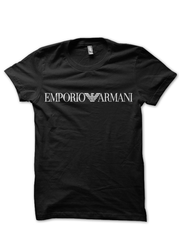 black armani t shirt