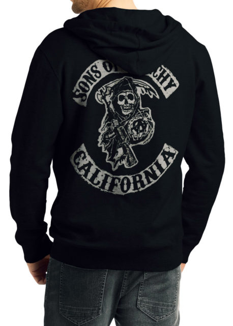 Sons Of Anarchy Black Hoodie