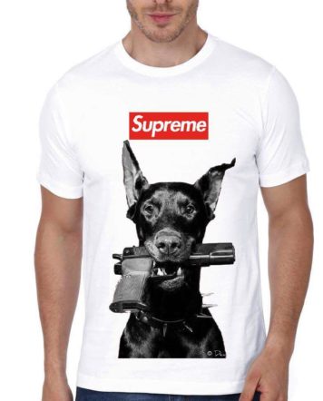 supreme dog t shirt