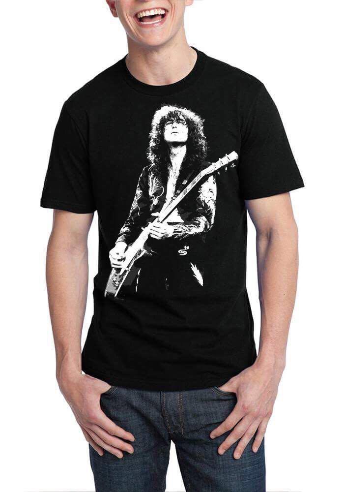 Led Zeppelin Jimmy Black T-shirt | Swag Shirts