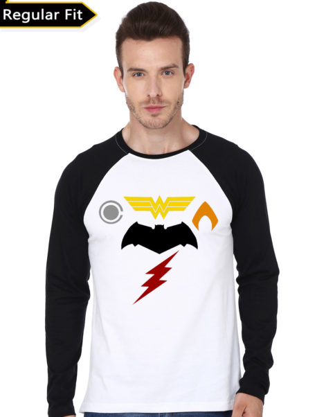 Justice League 2017 Raglan T-Shirt