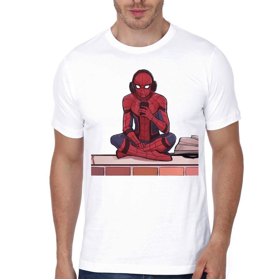 Spiderman Homecoming White T-Shirt - Swag Shirts