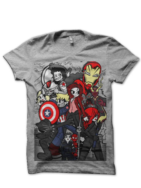 Marvel Avengers Grey T-Shirt