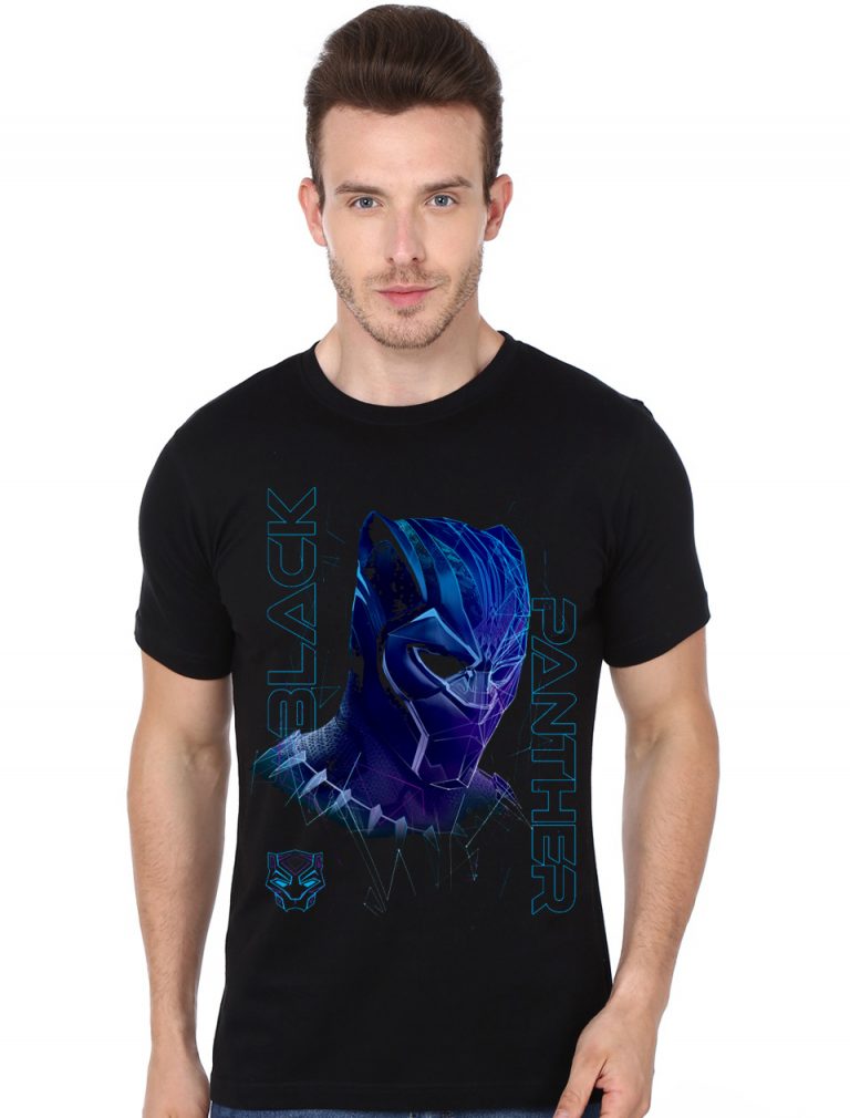 Digital Mask Black T-Shirt