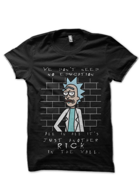 Another Brick In The Wall Black T-Shirt