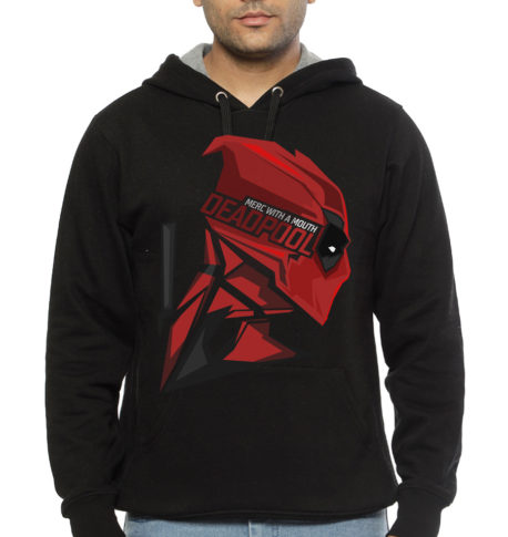 Deadpool Black Hoodie | Swag Shirts