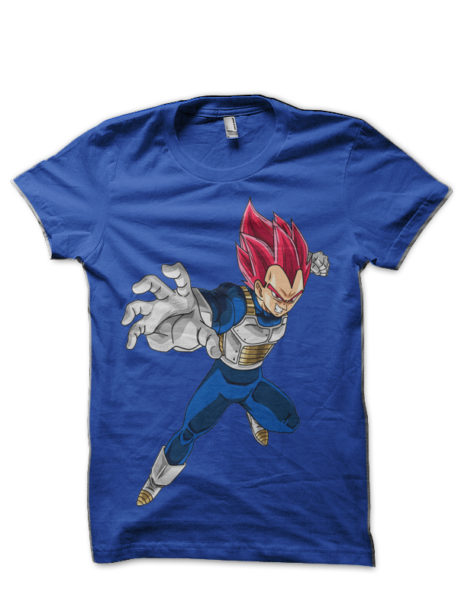 Vegeta Royal Blue T Shirt Swag Shirts