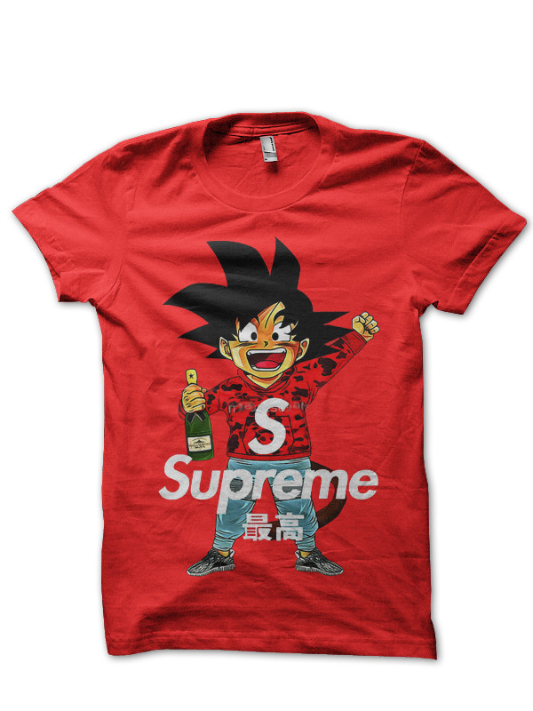 Supreme goku shirt online