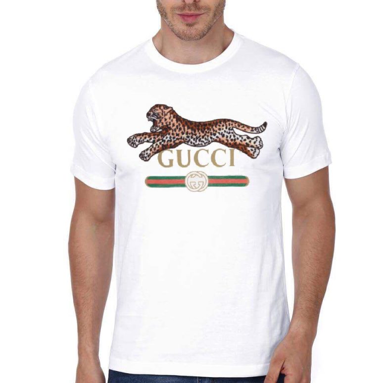 Gucci Leopard White T-Shirt