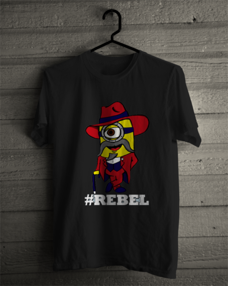 Rebel Minion Black T-Shirt