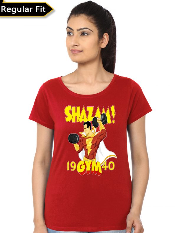 Shazam Gym! Red T-Shirt