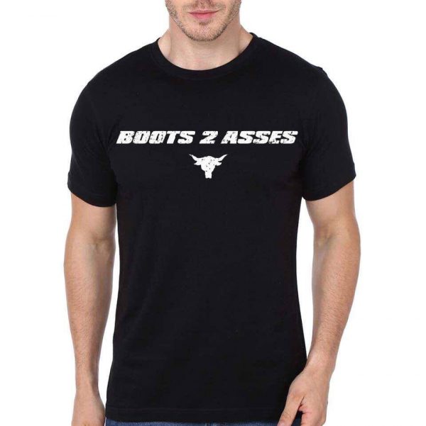 Boots To Asses Black T-Shirt