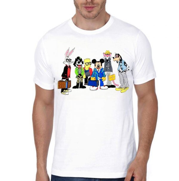 Cartoon Pack White T-Shirt