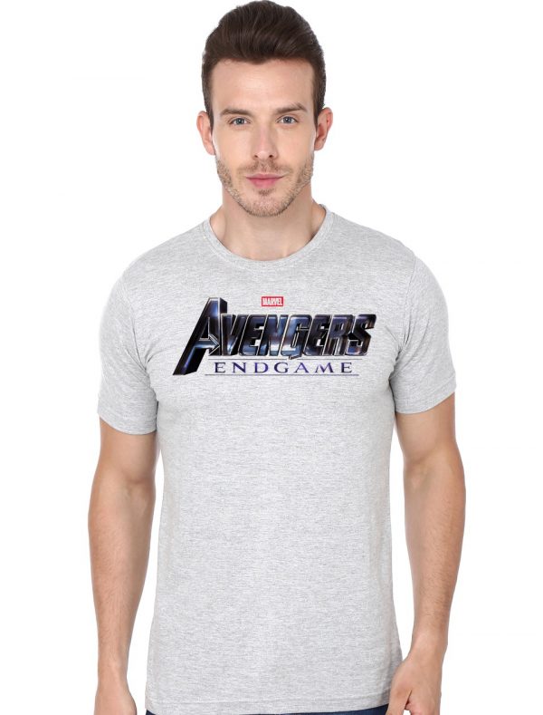 Avengers Endgame Grey Melange T-Shirt