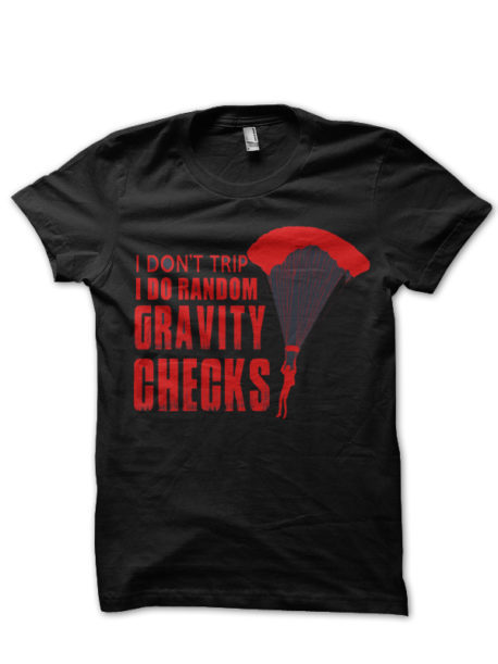 Checks Black T-Shirt