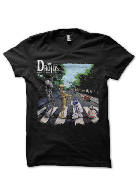 Droids Black T-Shirt