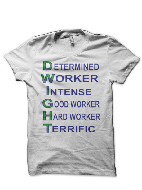 Dwight Schrute Qualities White T-Shirt