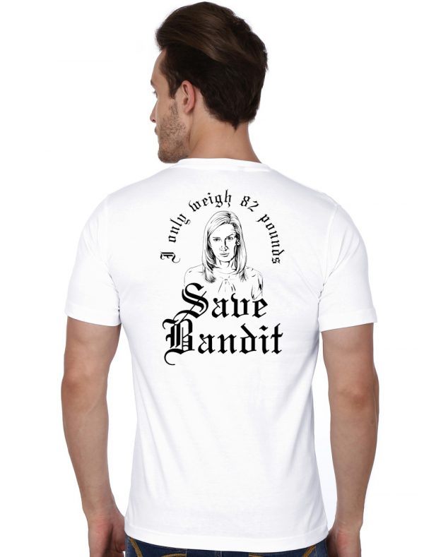 Save Bandit! White T-Shirt - Image 2