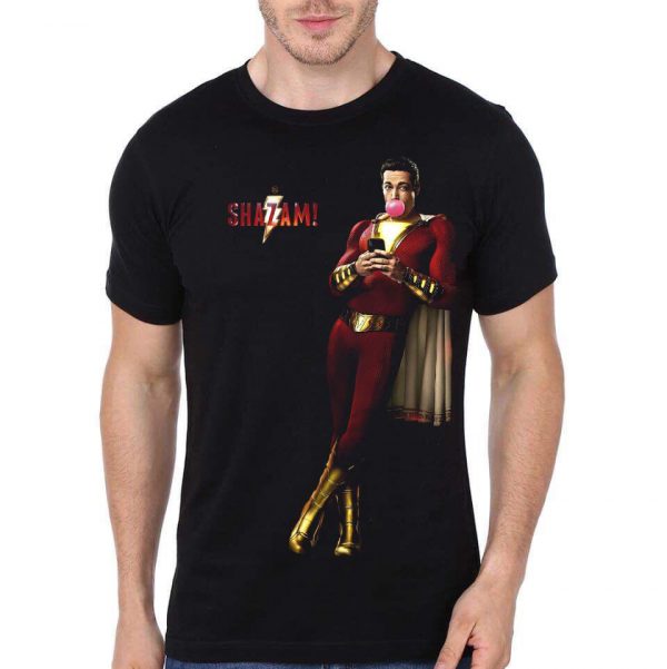 Shazam Black T-Shirt