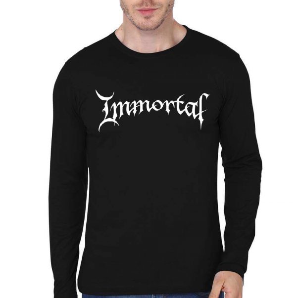 Immortal Black Full Sleeve T-Shirt