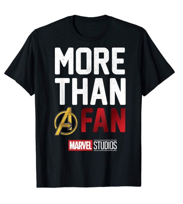 More Than A Fan Black Half Sleeve T-Shirt