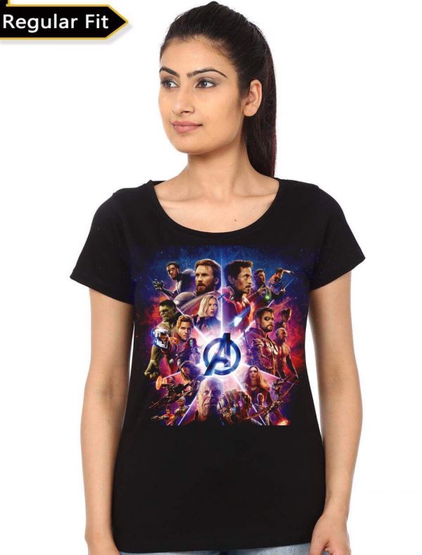 Marvel Avengers Endgame Black T-Shirt - Image 2