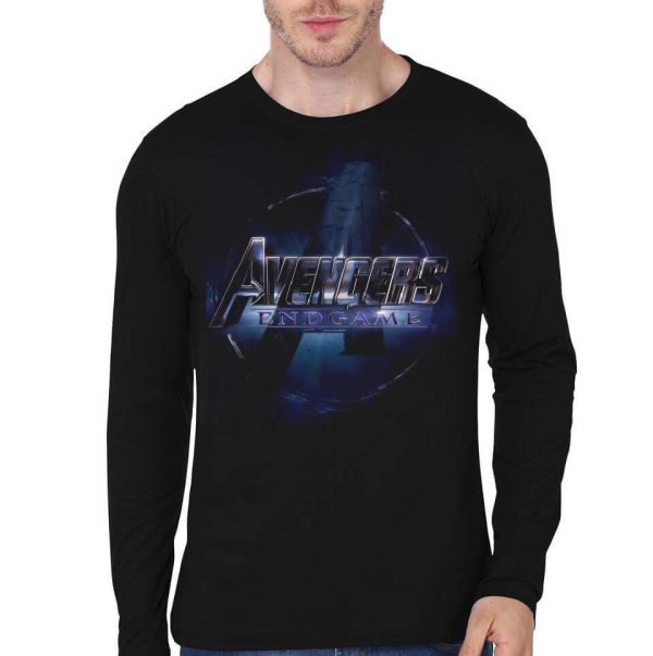 Avengers Endgame Black Full Sleeve T-Shirt