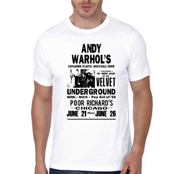 Andy Warhol's Velvet Underground White T-Shirt