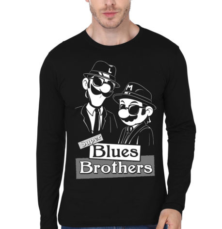 Super Blues Brothers Full Sleeve T-Shirt