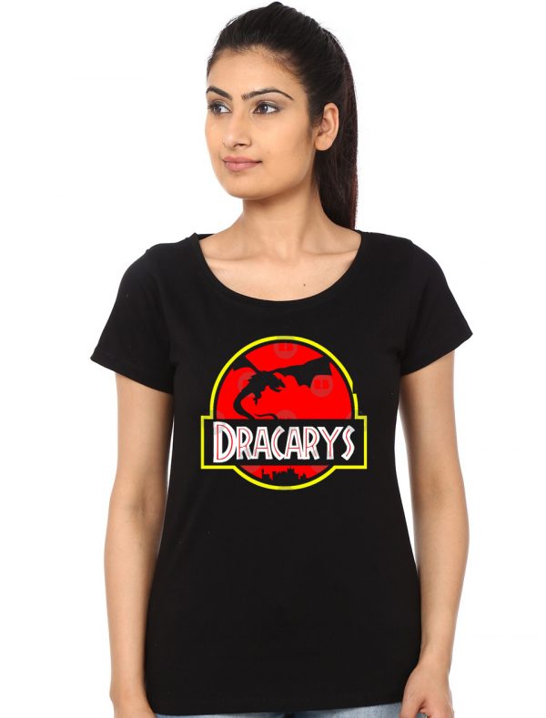 Jurassic Dracarys Black T-Shirt