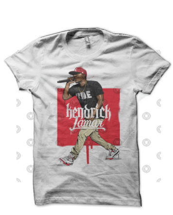 kendrick lamar white t shirt