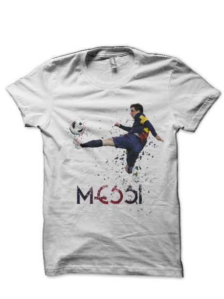Lionel Messi White T-Shirt
