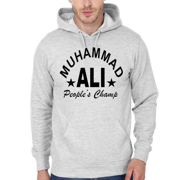 Muhammad Ali Grey Hoodie