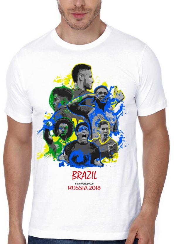 Brazil White T-Shirt