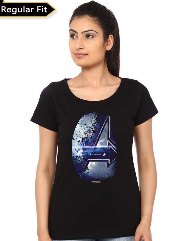 Avengers Endgame Girl’s Black T-Shirt