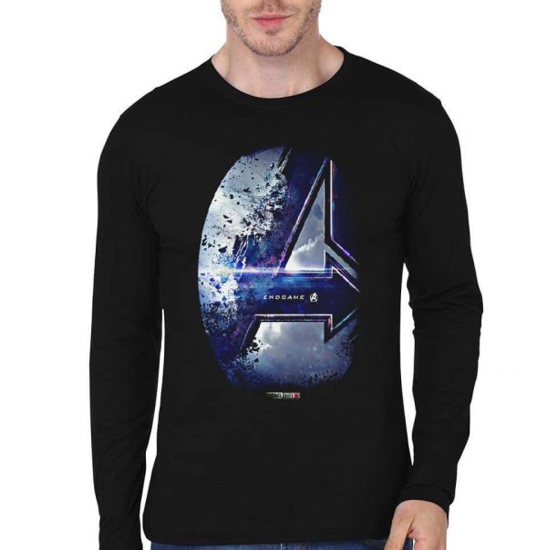 Avengers Endgame Black Full Sleeve T-Shirt