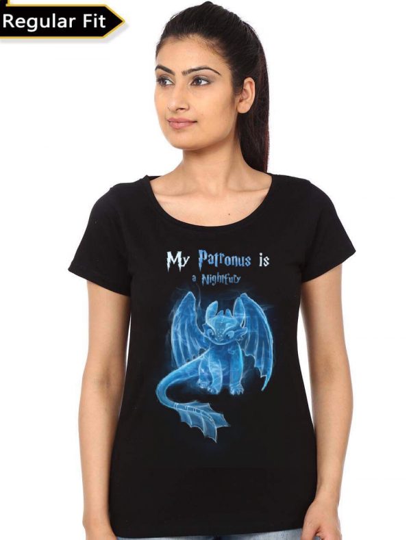 Nightfury Patronus Charm Girl’s T-Shirt