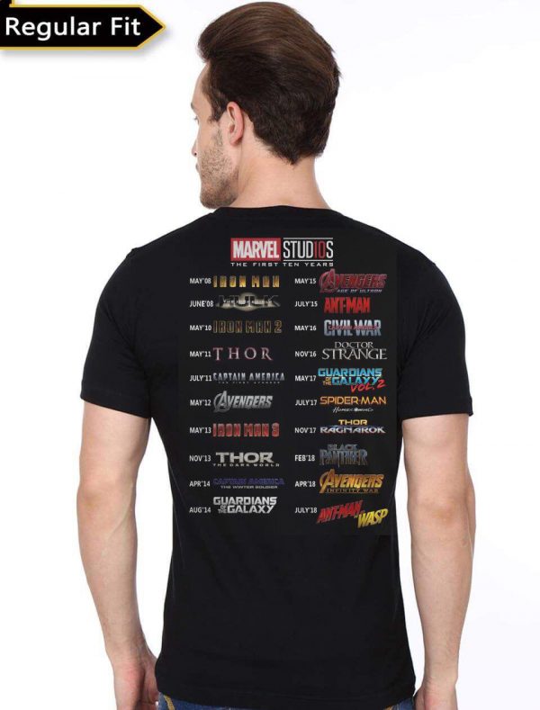 More Than A Fan Marvel Black T-Shirt - Image 3