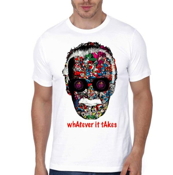 Stan Lee Whatever It Takes White T-Shirt