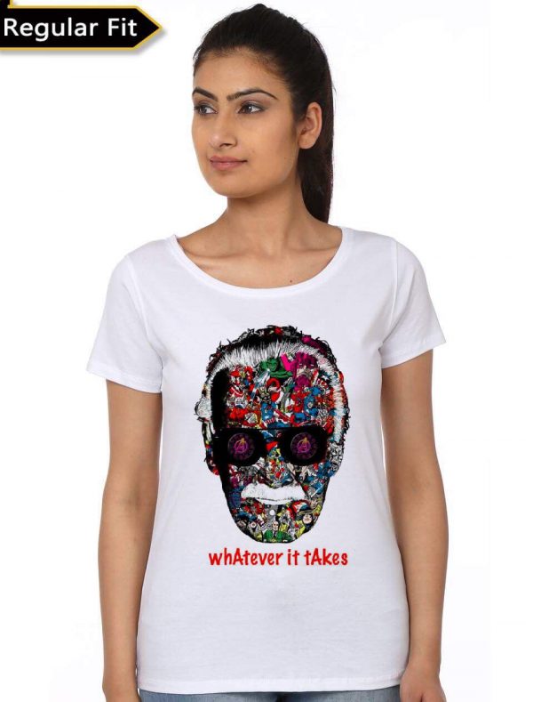 Stan Lee Whatever It Takes White T-Shirt - Image 3