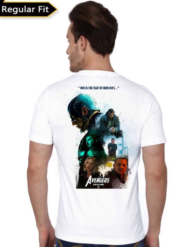 Avengers Endgame White T-Shirt - Image 3