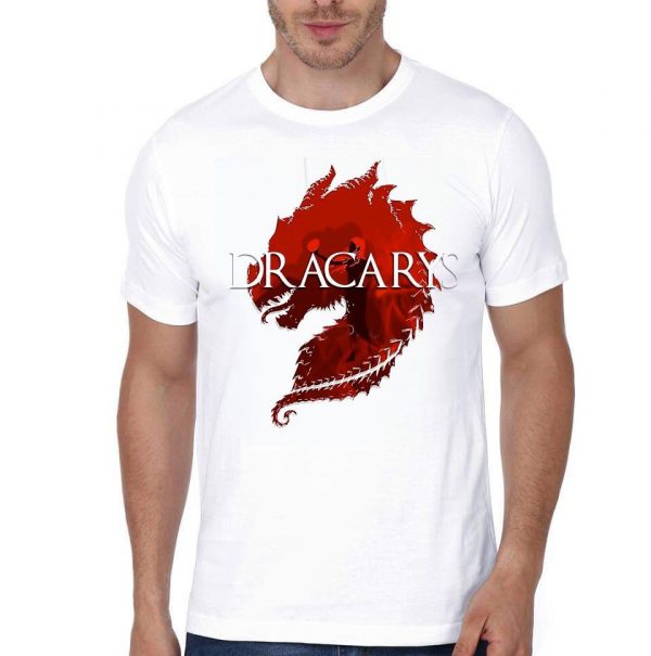 Dracarys White T-Shirt