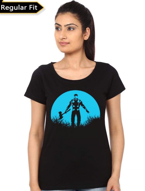 Thor Warrior Girl’s Black T-Shirt