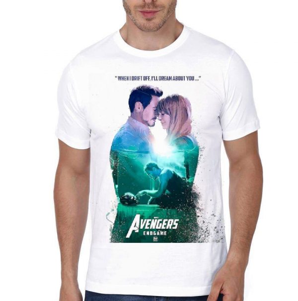 Avengers Endgame White T-Shirt