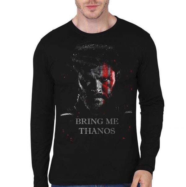 Bring Me Thanos Black Full Sleeve T-Shirt