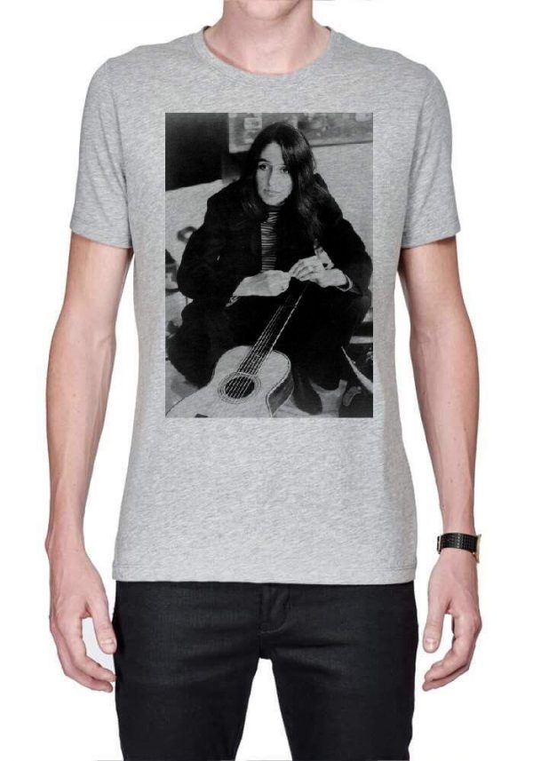 Grace Slick Grey Melange Half Sleeve T-Shirt