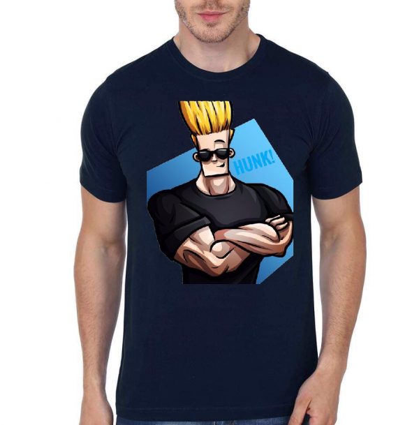 Johnny Bravo White T-Shirt - Image 2