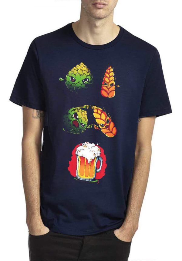 Beer Fusion Half Sleeve T-Shirt - Image 3