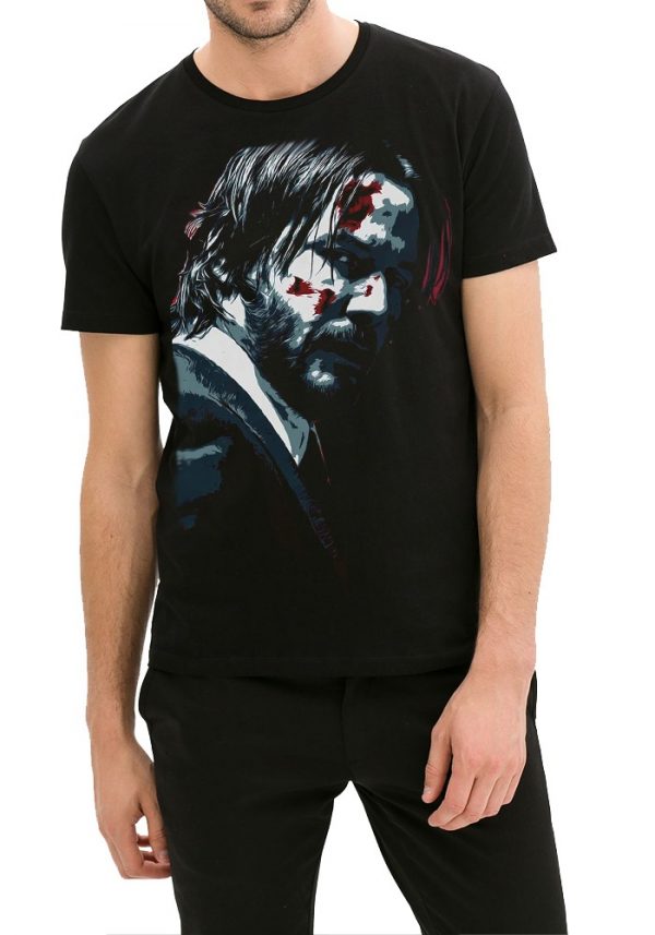 John Wick Black Half Sleeve T-Shirt